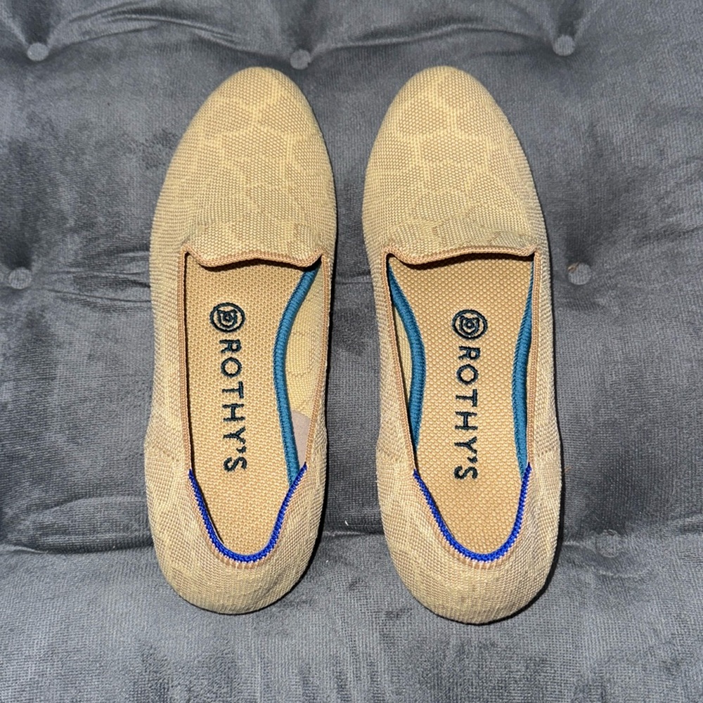 Gold Sahara Rothy’s Loafers